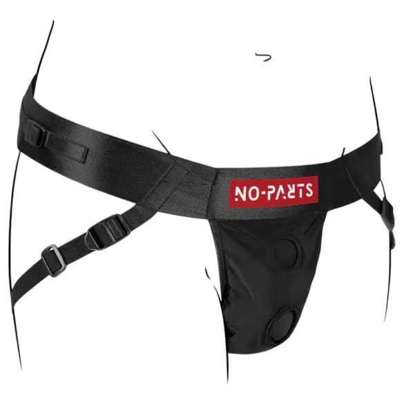 No-Parts Taylor - strap-on sele med dubbla O-ringar - justerbar S-L