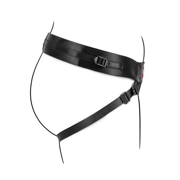 No-Parts Taylor - strap-on sele med dubbla O-ringar - justerbar S-L