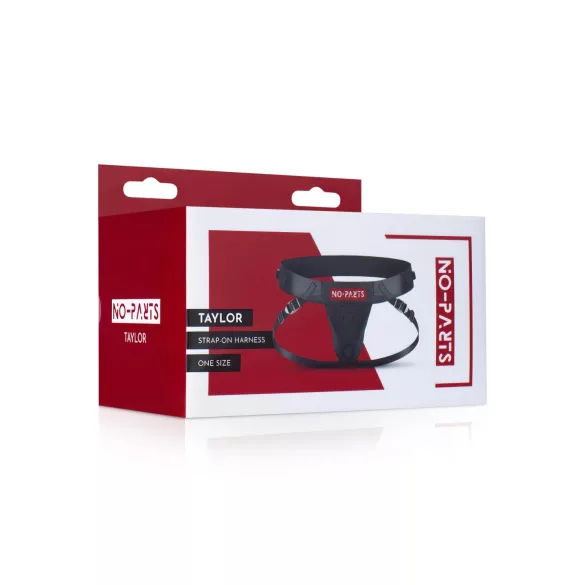 No-Parts Taylor - strap-on sele med dubbla O-ringar - justerbar S-L