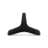 Easytoys Desire Ring - penisring och pungband - flexibel silikon - svart