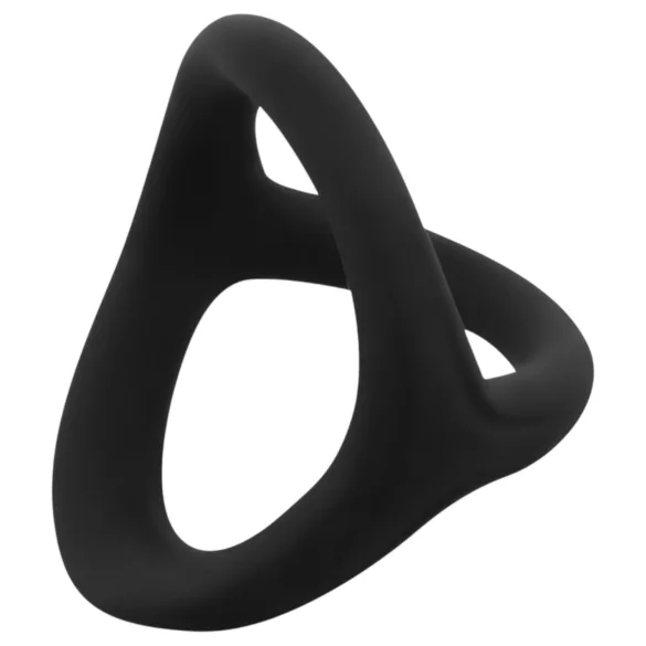 Easytoys Desire Ring - penisring och pungband - flexibel silikon - svart