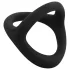 Easytoys Desire Ring - penisring och pungband - flexibel silikon - svart