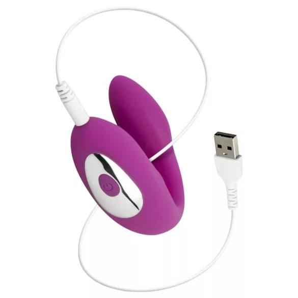 Easytoys - parvibrator med fjärrkontroll - vattentät - rosa