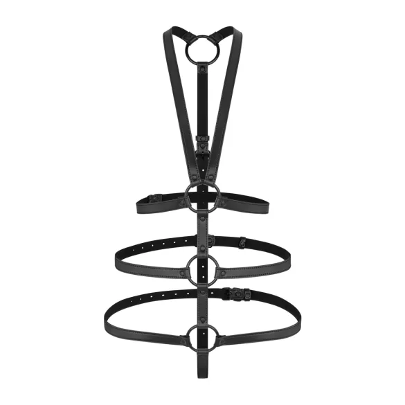 Bedroom Fantasies - bondageharness - justerbar - svart
