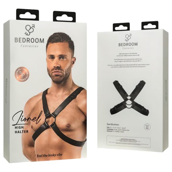 Bedroom Fantasies Lionel - kroppsnät topp - svart - S-XL