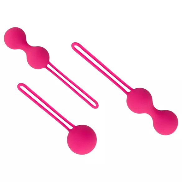 Easytoys - knipkulor set - 3 delar - rosa