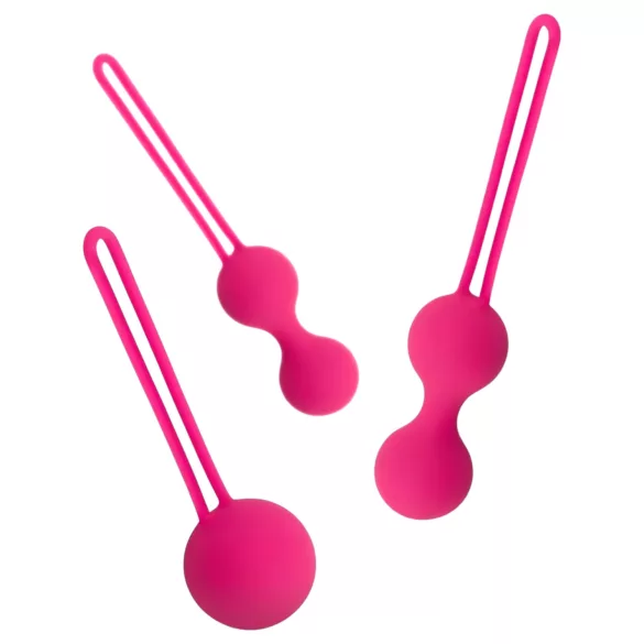 Easytoys - knipkulor set - 3 delar - rosa