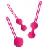Easytoys - knipkulor set - 3 delar - rosa