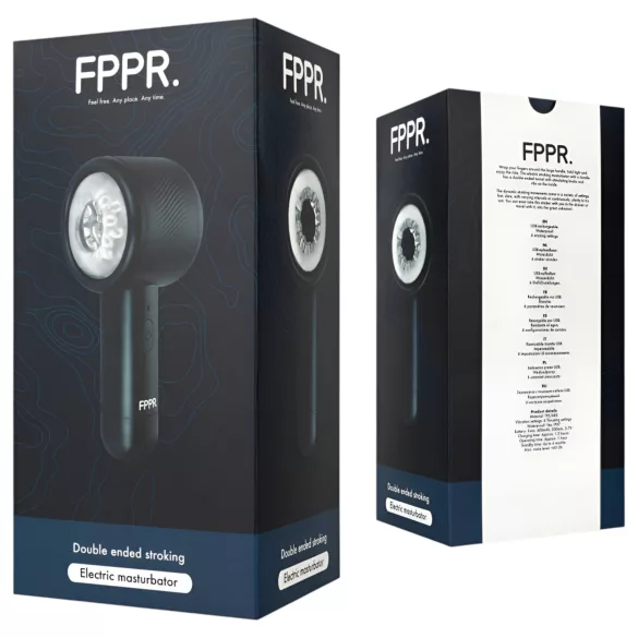 FPPR - automatisk masturbator - uppåt/nedåt rörelse - svart