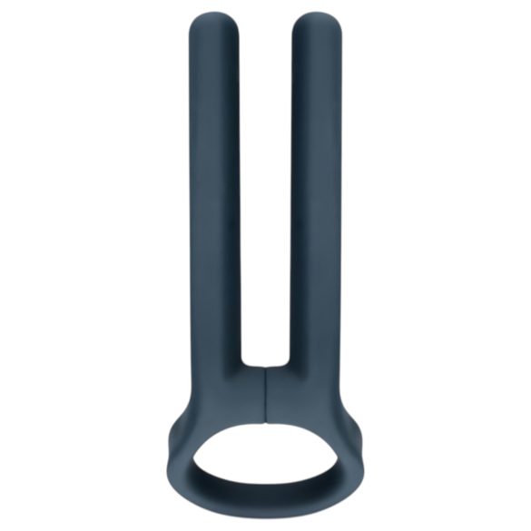 Boners - penisring och vibrator för pung - uppladdningsbar - blå