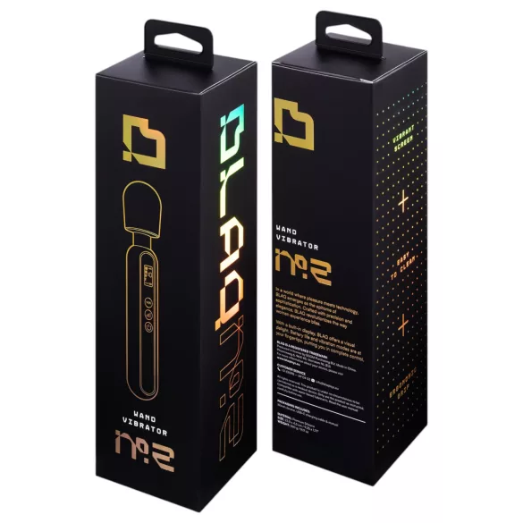 BLAQ - vibrator med digital massage - svart