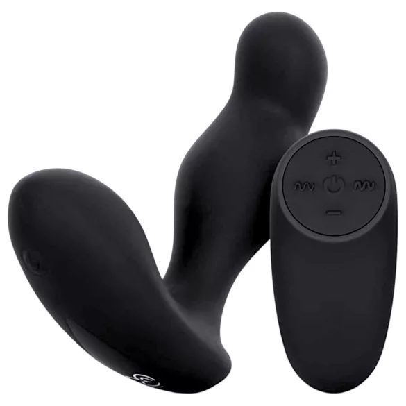 Easytoys Anal Collection - analvibrator med fjärrkontroll - svart