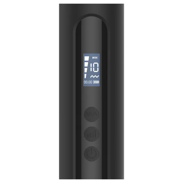 BLAQ - massagevibrator stor digital svart