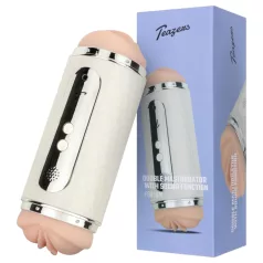   Teazers - masturbator med röststyrning - mun och vagina - vit