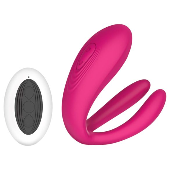 Teazers - parvibrator med 3 motorer - silikon - rosa