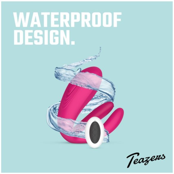 Teazers - parvibrator med 3 motorer - silikon - rosa