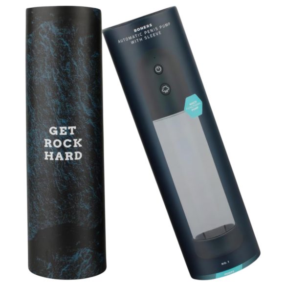 Boners - automatisk penispumpa masturbator - transparent/svart