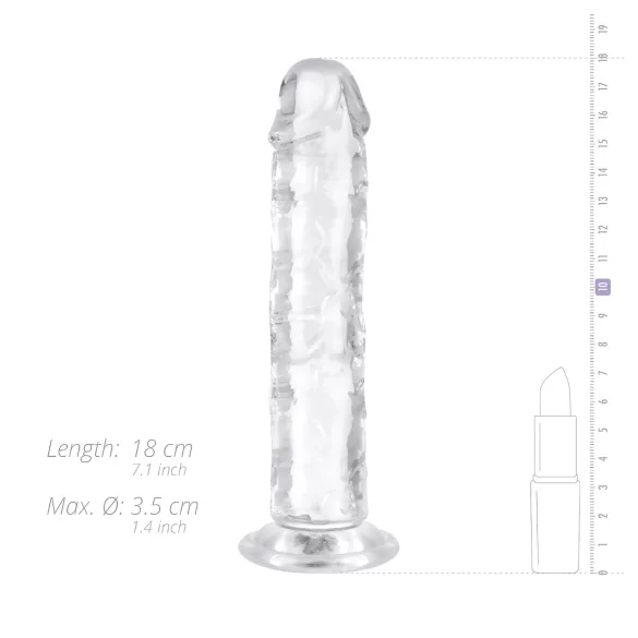 EasyToys - dildo gelé - 16 cm transparent