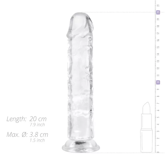 EasyToys - dildo gelé - 18 cm - transparent