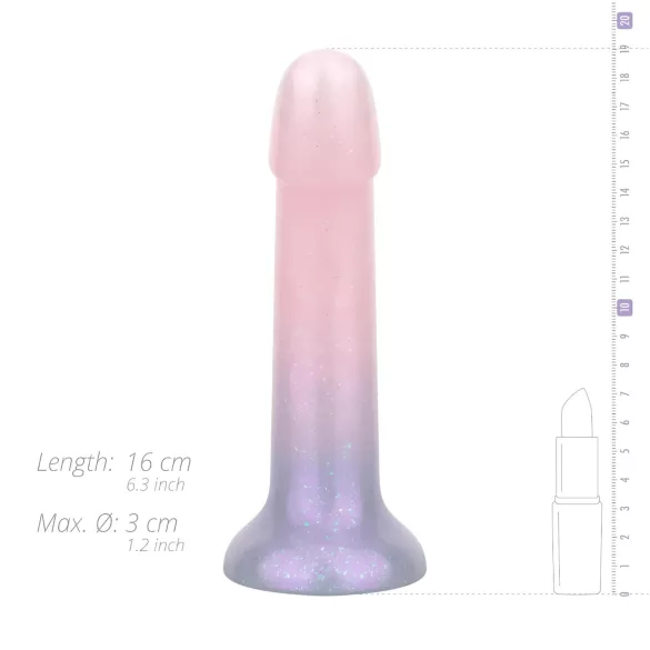 EasyToys Mermaid - glitterdildo - 15 cm - rosa
