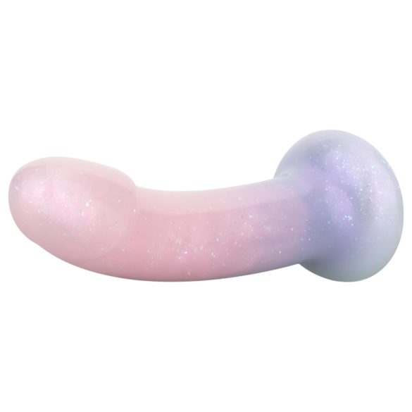 EasyToys Mermaid - dildo med glitter - silikon rosa 19cm