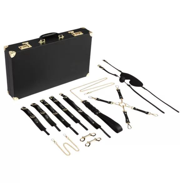 Bedroom Fantasies - BDSM set med 11 delar - förvaringsväska svart