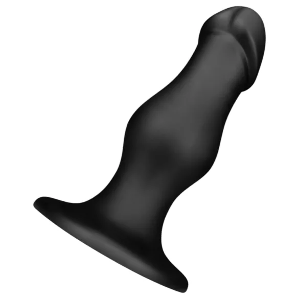 BUTTR FIM-92 - analdildo med sugkopp - svart