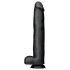 BUTTR Operation Dingo - Gigantisk naturtrogen dildo - 43 cm (svart)
