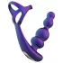 Hueman Stellar Force - analvibrator och penisring (lila)