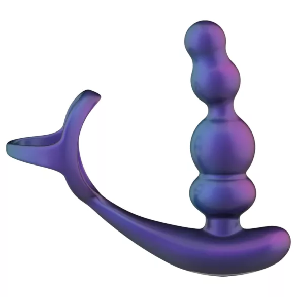 Hueman Stellar Force - analvibrator och penisring (lila)