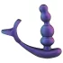 Hueman Stellar Force - analvibrator och penisring (lila)
