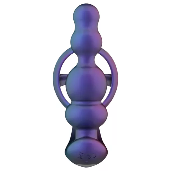 Hueman Stellar Force - analvibrator och penisring (lila)