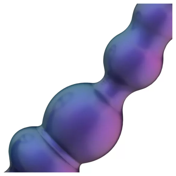 Hueman Stellar Force - analvibrator och penisring (lila)