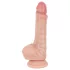 Real Fantasy Declan - realistisk dildo med förhud (hudfärgad) - 18 cm