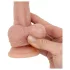 Real Fantasy Declan - realistisk dildo med förhud (hudfärgad) - 18 cm