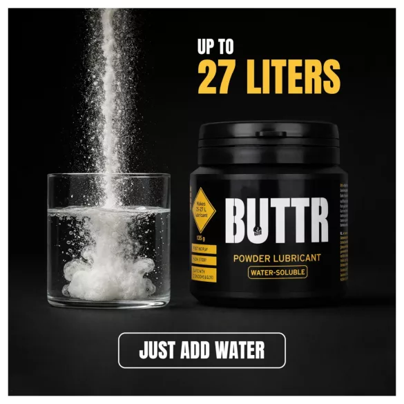 BUTTR - glidmedel i pulverform, snabbverkande (135 g)