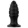 BUTTR Aftershock - gigantisk analplugg (svart) - 23 cm