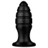 BUTTR Aftershock - gigantisk analplugg (svart) - 23 cm