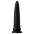 BUTTR Caterpillar - jätteanalplugg (svart) - 29 cm