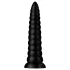 BUTTR Caterpillar - jätteanalplugg (svart) - 29 cm