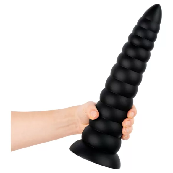 BUTTR Caterpillar - jätteanalplugg (svart) - 29 cm