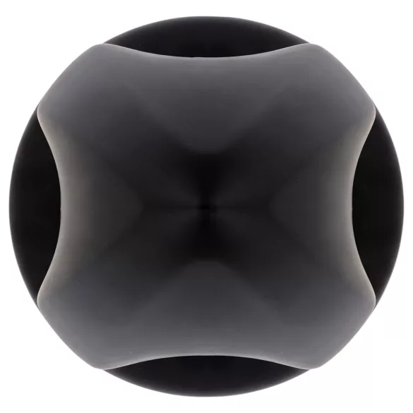 BUTTR Huge Explosive II - jättestor analplugg (svart) - 29 cm