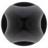 BUTTR Huge Explosive II - jättestor analplugg (svart) - 29 cm