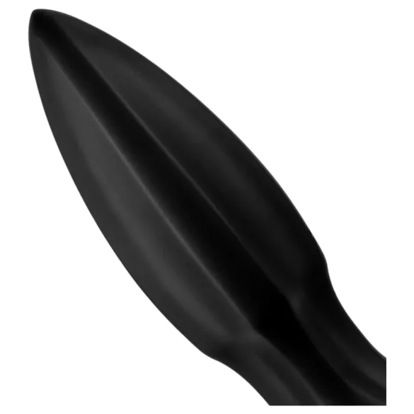 BUTTR Huge Explosive II - jättestor analplugg (svart) - 29 cm