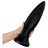 BUTTR Huge Explosive II - jättestor analplugg (svart) - 29 cm