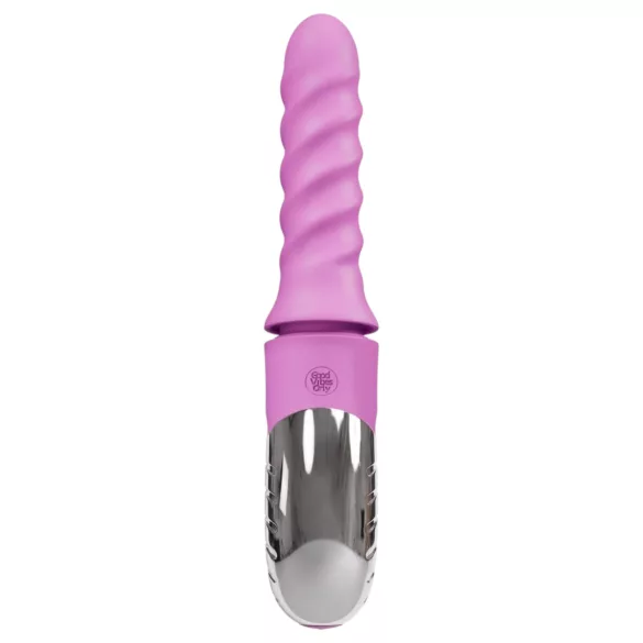 Good Vibes Only - roterande stötande klitorisstimulerande vibrator (rosa)