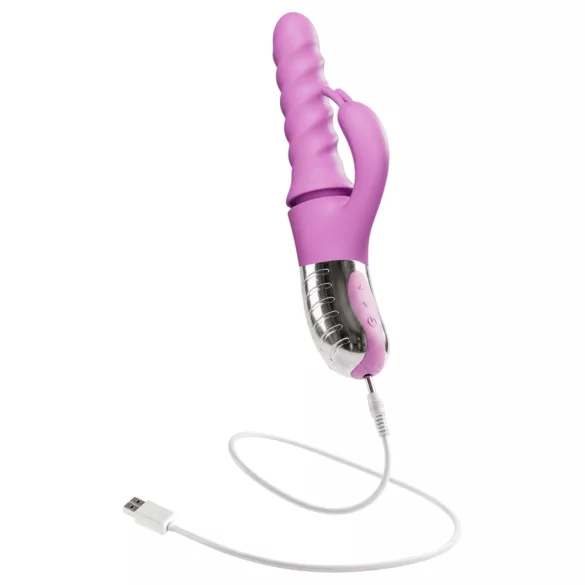 Good Vibes Only - roterande stötande klitorisstimulerande vibrator (rosa)