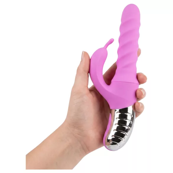 Good Vibes Only - roterande stötande klitorisstimulerande vibrator (rosa)