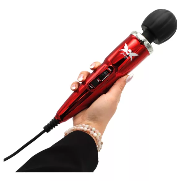 Pixey Silence - tyst massagevibrator (röd)