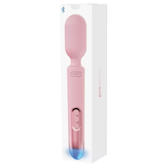 Kiiroo Pro Wand - massagevibrator - kraftfull vibration - rosa